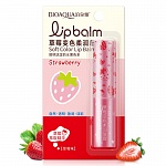 Бальзам для губ Клубничный Bioaqua Strawberry Soft Color Lip Balm, 2,7 г