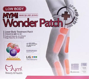 Пастырь для похудения MYMI 3*6 шт  Wonder patch Low body 