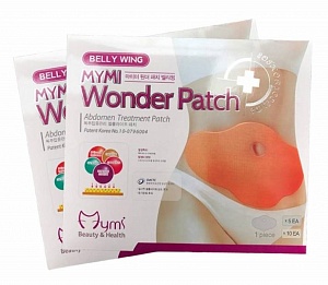 Пластырь для похудения MYMI 5 шт Wonder patch Belly Wing